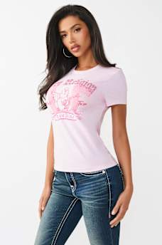 CRYSTAL CLASSIC CREWNECK TEE, image 4