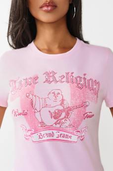 CRYSTAL CLASSIC CREWNECK TEE, image 1