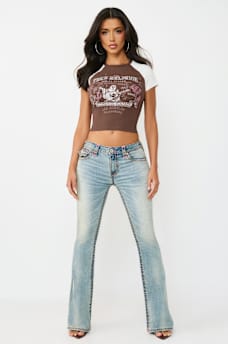 CONTRAST RAGLAN BABY TEE, image 3