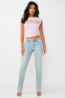 CAMISETA PEQUE&Ntilde;A CON LATERAL FRUNCIDO Y CRISTALES, image 3