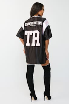 EMBROIDERED JERSEY SLIT  DRESS, image 7