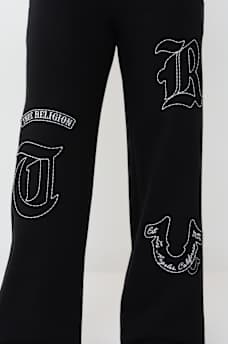 LOGO APPLIQU&Eacute; WIDE LEG SWEATPANT, image 5