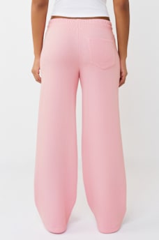 LOGO APPLIQU&Eacute; WIDE LEG SWEATPANT, image 8