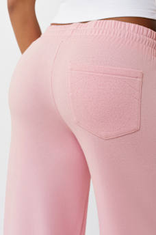 LOGO APPLIQU&Eacute; WIDE LEG SWEATPANT, image 9