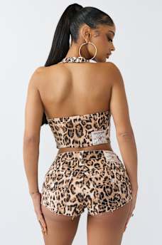 SCOOP NECK HALTER CORSET TOP, image 7