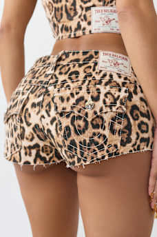 SPICY MID RISE FLAP BOOTY SHORT, image 4