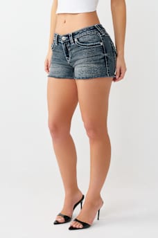 JOEY LOW RISE BIG T FLAP SHORT, image 4