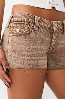 JOEY LOW RISE BIG T FLAP CUT-OFF SHORT, image 6