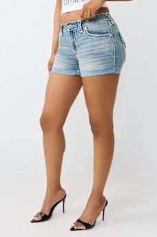 JENNIE MID RISE SUPER T FLAP CURVY SHORT, image 4