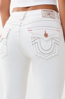 BECCA MID RISE FLAP BOOTCUT JEAN, image 1