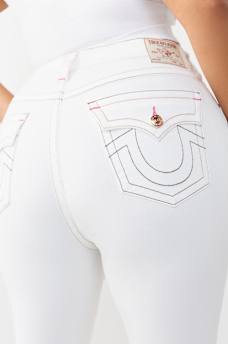 PLUS BECCA MID RISE FLAP BOOTCUT JEAN, image 1