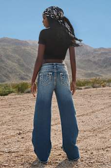 BOBBI MID RISE SUPER T BAGGY JEAN, image 2