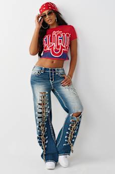 BOBBI MID RISE SUPER T BAGGY JEAN, image 4