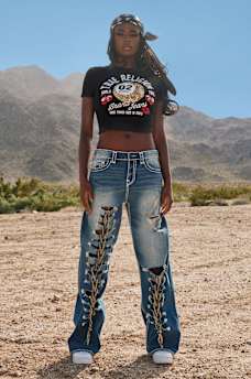 BOBBI MID RISE SUPER T BAGGY JEAN, image 1