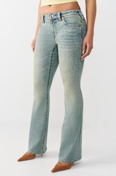 BECCA MID RISE ARCHED LOGO BOOTCUT JEAN , image 6