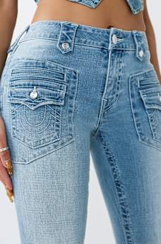 JENNIE MID RISE RETRO POCKET FLAP CURVY SKINNY JEAN, image 4