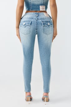 JENNIE MID RISE RETRO POCKET FLAP CURVY SKINNY JEAN, image 6
