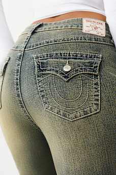 PLUS BECCA MID RISE BIG T BOOTCUT JEAN, image 3