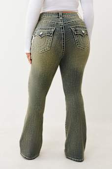 PLUS BECCA MID RISE BIG T BOOTCUT JEAN, image 5