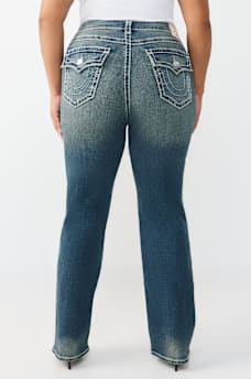 PLUS BILLIE MID RISE SUPER T STRAIGHT FLAP JEAN, image 5