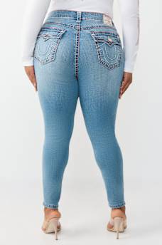PLUS JENNIE MID RISE SUPER T CURVY SKINNY JEAN, image 5