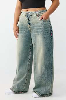 PLUS JESSIE SUPER T SUPER BAGGY JEAN, image 4