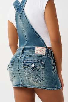 DENIM OVERALL DRESS, image 5