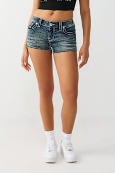 JOEY LOW RISE BIG T FLAP SHORT, image 4