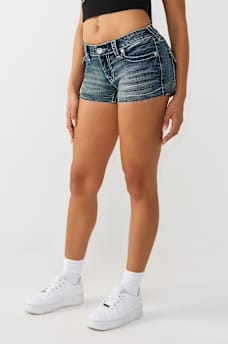 JOEY LOW RISE BIG T FLAP SHORT, image 6