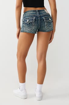 JOEY LOW RISE BIG T FLAP SHORT, image 8