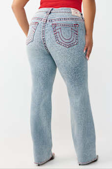 PLUS BILLIE MID RISE BIG T STRAIGHT JEAN, image 5