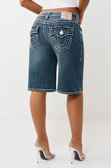 BIG T FLAP BAGGY DENIM JORT, image 5