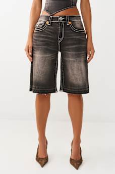 BIG T FLAP BAGGY DENIM JORT, image 1