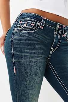 JENNIE MID RISE SUPER T FLAP CURVY SKINNY JEAN, image 7
