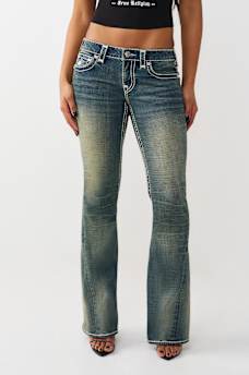 JOEY LOW RISE SUPER T FLAP FLARE JEAN, image 2