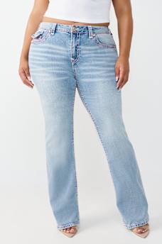 PLUS BECCA MID RISE SUPER T BOOTCUT FLAP JEAN, image 2