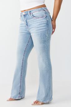PLUS BECCA MID RISE SUPER T BOOTCUT FLAP JEAN, image 4