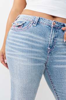 PLUS BECCA MID RISE SUPER T BOOTCUT FLAP JEAN, image 6