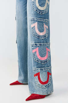 BOBBI MID RISE MULTI-POCKET BIG T BAGGY JEAN, image 4