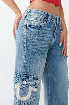 BOBBI MID RISE MULTI-POCKET BIG T BAGGY JEAN, image 6