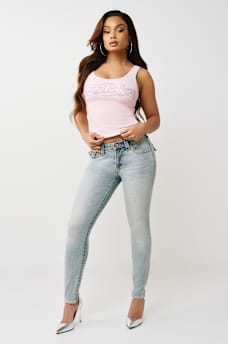 JENNIE MID RISE BIG T FLAP CURVY SKINNY JEAN, image 3