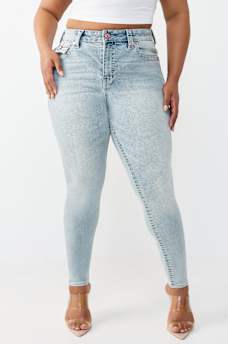 PLUS JENNIE MID RISE BIG T FLAP CURVY SKINNY JEAN, image 2
