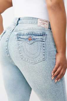 PLUS JENNIE MID RISE BIG T FLAP CURVY SKINNY JEAN, image 1