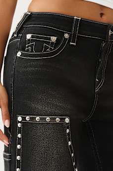 BOBBI STUDDED CARPENTER BAGGY JEAN, image 5