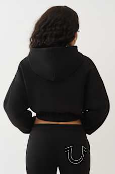 SUDADERA CON CAPUCHA GIRLFRIEND ESTILO PUL&Oacute;VER CON TACHAS, image 5