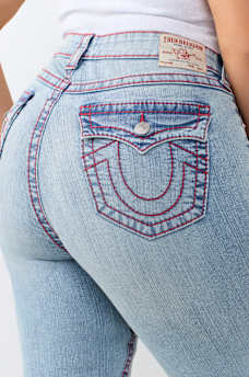 PLUS BECCA MID RISE BOOTCUT FLAP JEAN