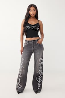 JEAN AMPLE &Agrave; RABAT MI-TAILLE BOBBI, image 4