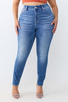 PLUS JENNIE MID RISE CURVY SKINNY JEAN