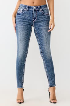 JENNIE MID RISE BIG T CURVY SKINNY JEAN