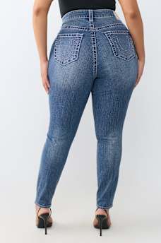 PLUS JENNIE MID RISE BIG T CURVY SKINNY JEAN